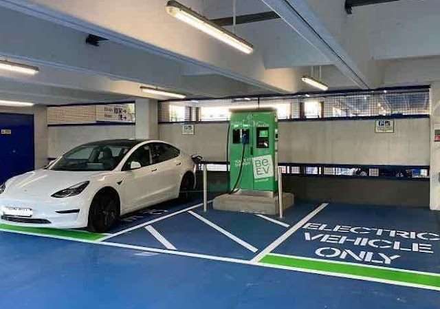 Be.EV Charging Station in Bury United Kingdom of Great Britain and Northern Ireland