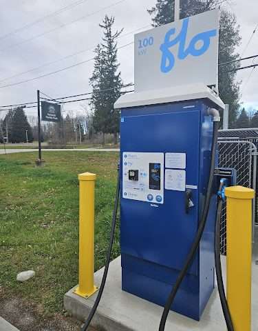 FLO Charging Station in Owen Sound Ontario Canada