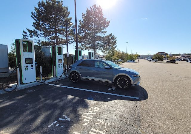 Electrify America Charging Station in Wrentham MA