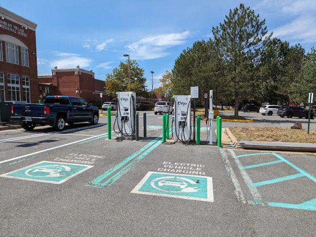 EVgo Charging Station in Ashburn Virginia