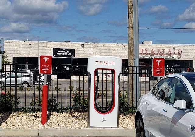 Tesla Supercharger in Plainview New York