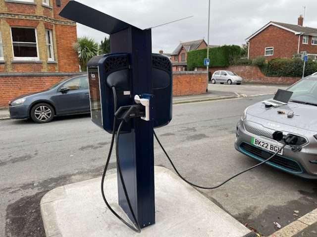 Wenea Charging Station in Exeter United Kingdom of Great Britain and Northern Ireland