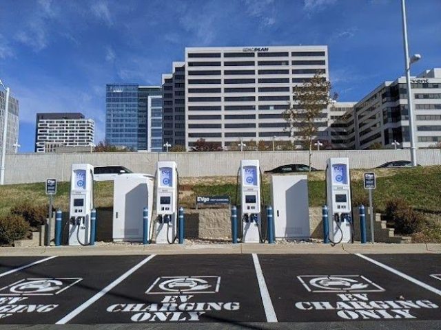 EVgo Charging Station in Vienna Virginia