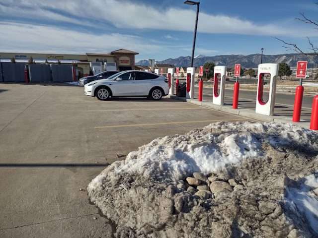 Tesla Supercharger in Monument Colorado