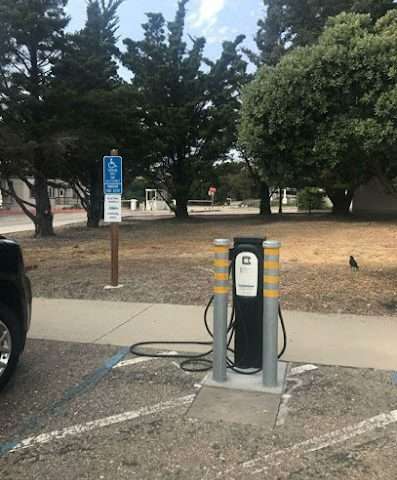 Tesla Destination Charger in San Simeon California