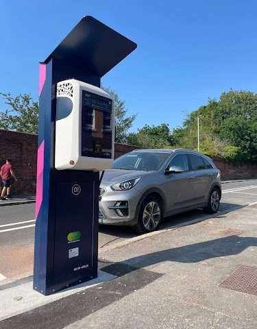 Wenea Charging Station in Exeter United Kingdom of Great Britain and Northern Ireland
