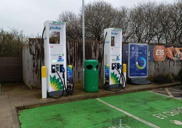 bp pulse Charging Station in York United Kingdom of Great Britain and Northern Ireland