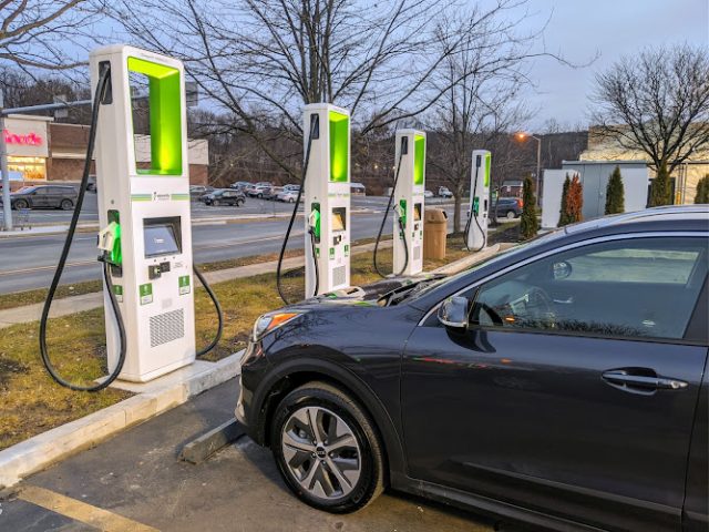 Electrify America Charging Station in East Stroudsburg Pennsylvania