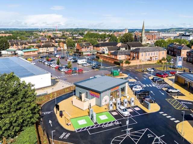 InstaVolt Charging Station in Derby United Kingdom of Great Britain and Northern Ireland