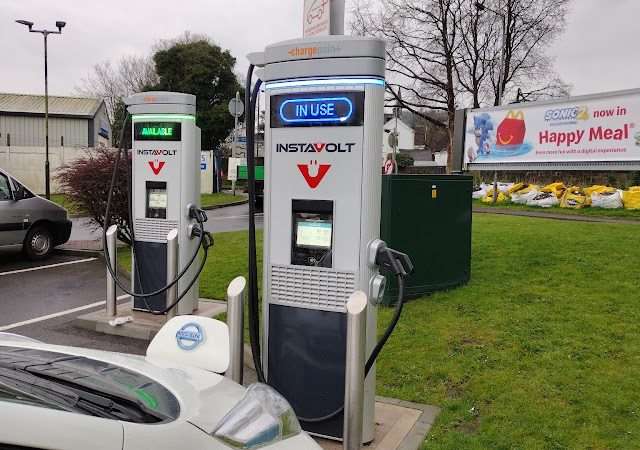 InstaVolt Charging Station in Swansea United Kingdom of Great Britain and Northern Ireland