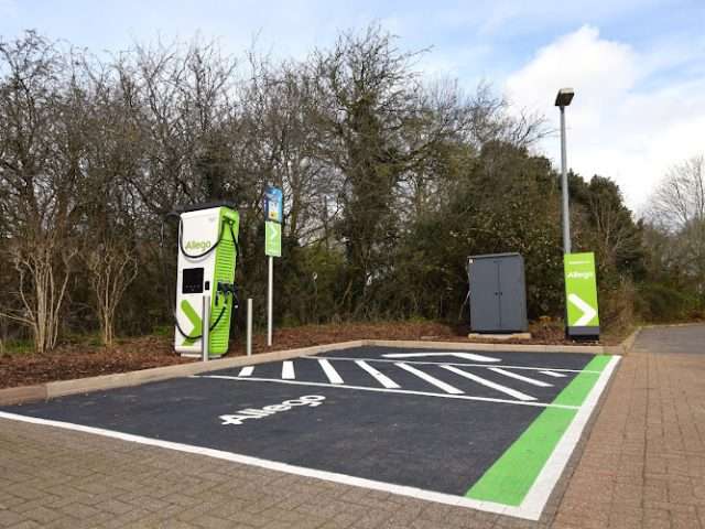 Allego Charging Station in Milton Keynes United Kingdom of Great Britain and Northern Ireland