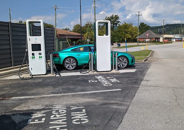 Electrify America Charging Station in Oxford Alabama
