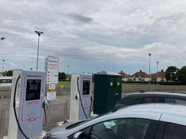 InstaVolt Charging Station in Minehead United Kingdom of Great Britain and Northern Ireland