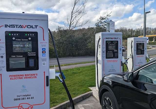 InstaVolt Charging Station in Darlington United Kingdom of Great Britain and Northern Ireland