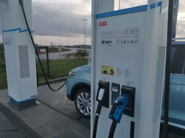 Powered by E.ON Drive & Clever Charging Station in Lillesand Norway 4790