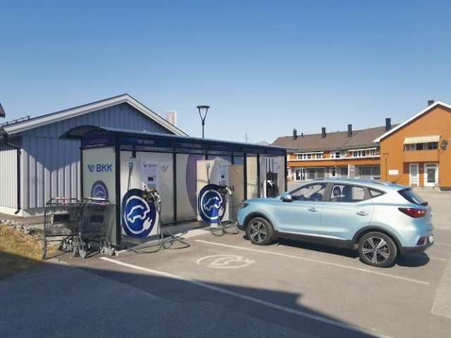 Eviny Charging Station in Bø Norway 3800