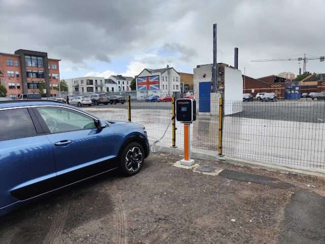 ChargePoint Charging Station in Belfast United Kingdom of Great Britain and Northern Ireland