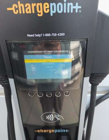 ChargePoint Charging Station in Mississauga Ontario Canada