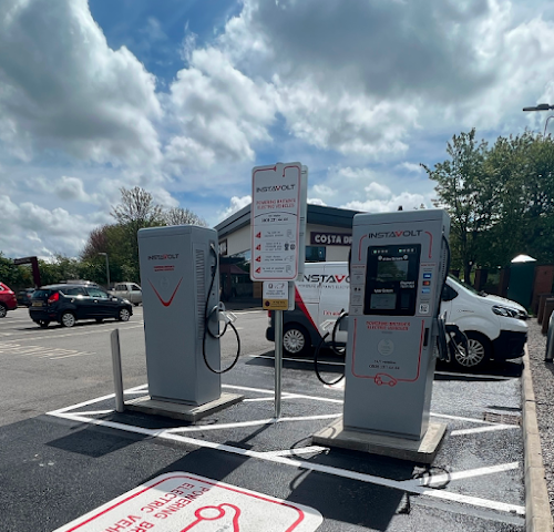 InstaVolt Charging Station in Stoke-on-Trent United Kingdom of Great Britain and Northern Ireland