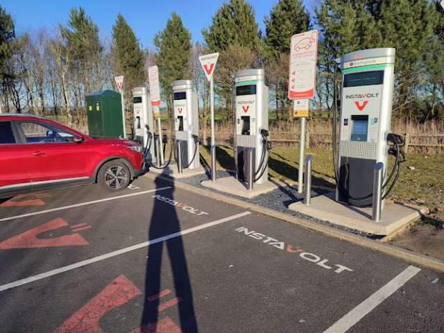 InstaVolt Charging Station in Thirsk United Kingdom of Great Britain and Northern Ireland