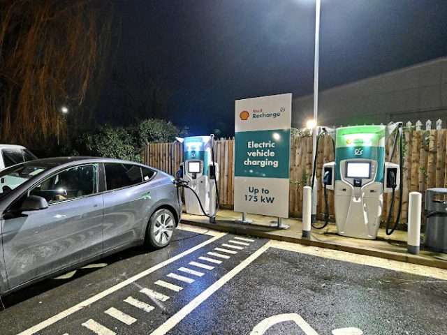 Shell Recharge Charging Station in Ipswich United Kingdom of Great Britain and Northern Ireland