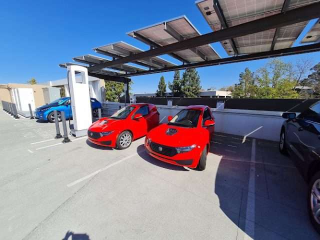 Electrify America Charging Station in Walnut Creek California