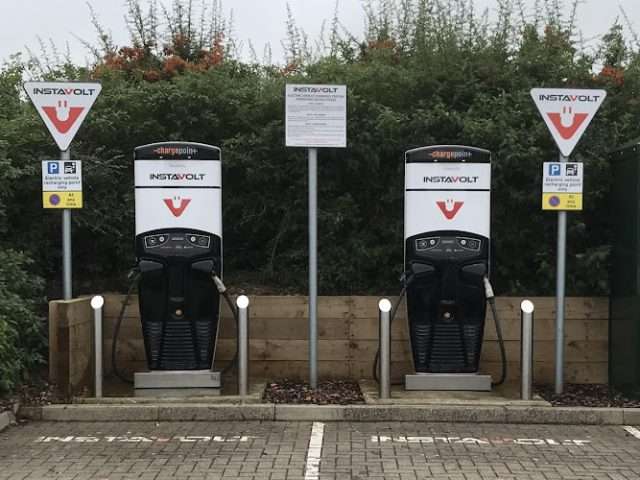 InstaVolt Charging Station in Middlesbrough United Kingdom of Great Britain and Northern Ireland