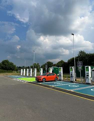 GRIDSERVE Charging Station in Grantham United Kingdom of Great Britain and Northern Ireland