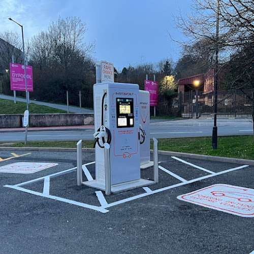 InstaVolt Charging Station EV Charging Station at McDonalds Caradocs