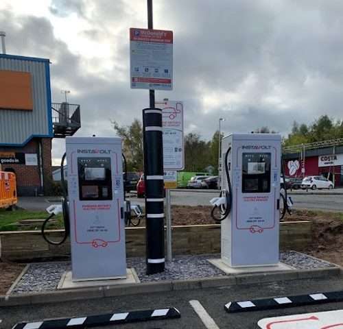 InstaVolt Charging Station in Coalville United Kingdom of Great Britain and Northern Ireland