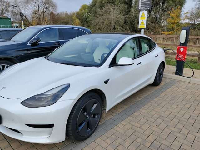 Tesla Destination Charger in Ashford United Kingdom of Great Britain and Northern Ireland