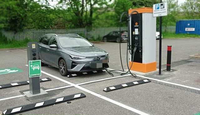 Monta Charging Station in Surbiton United Kingdom of Great Britain and Northern Ireland