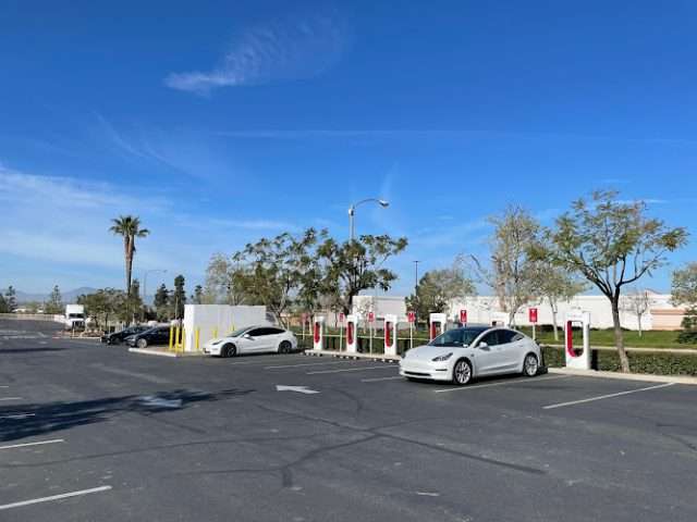 Tesla Supercharger in Riverside California