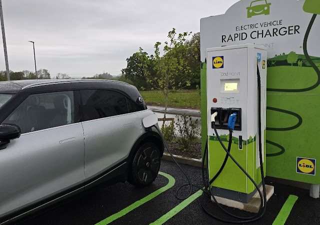 Pod Point Charging Station in Wellington United Kingdom of Great Britain and Northern Ireland