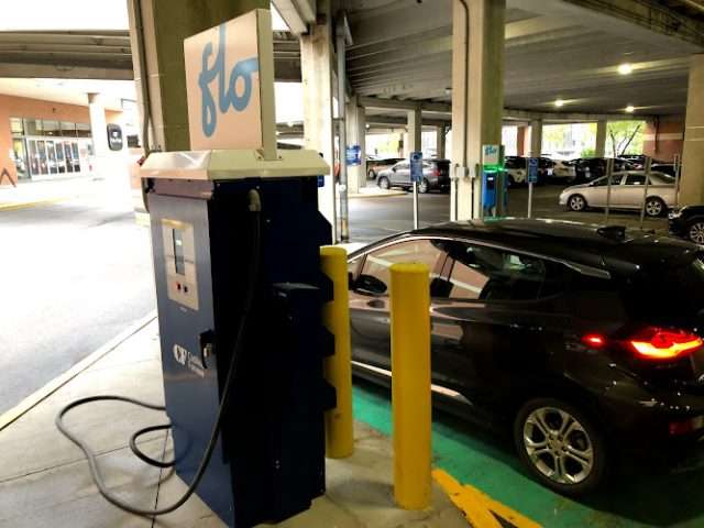 Flo Charging Station in Winnipeg Manitoba Canada