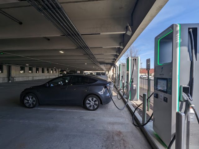 Electrify America Charging Station in Central Valley New York