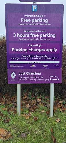 GeniePoint Charging Station EV Charging Station at Premier Inn