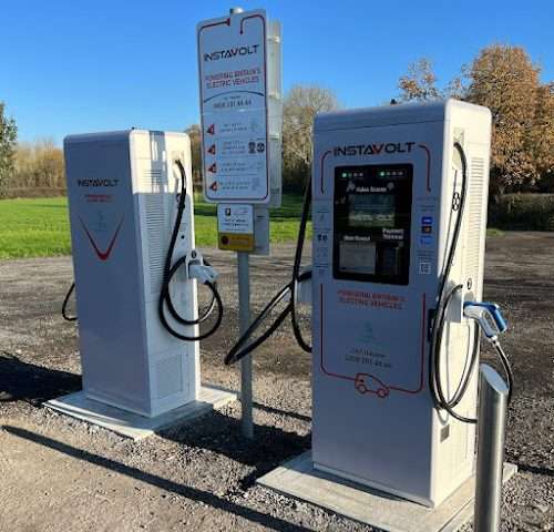 InstaVolt Charging Station in Shaftesbury United Kingdom of Great Britain and Northern Ireland