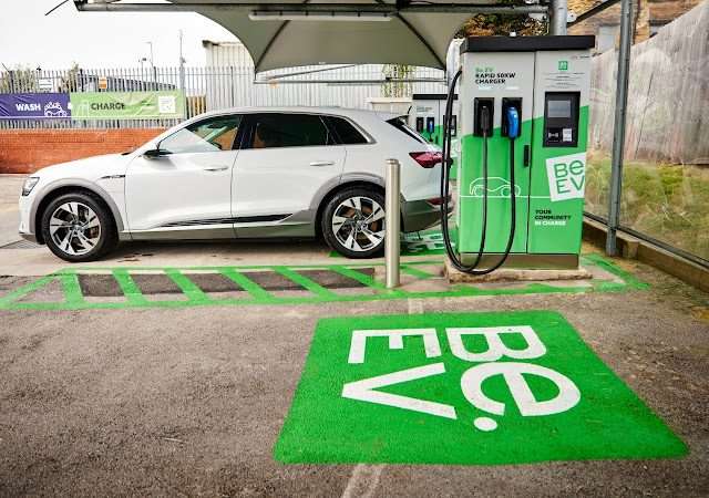 Be.EV Charging Station in Bradford United Kingdom of Great Britain and Northern Ireland