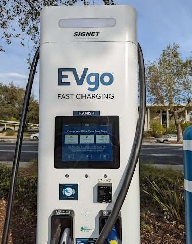 EVgo Charging Station in Claremont California