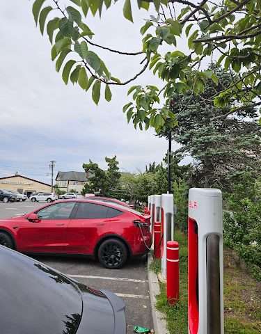 Tesla Supercharger in Montauk New York