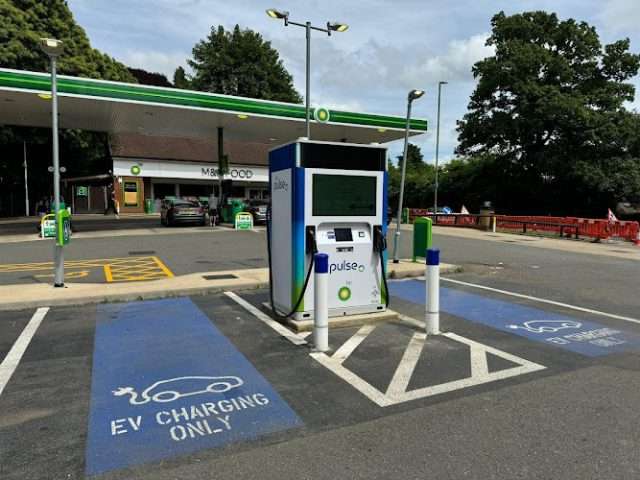 bp pulse Charging Station in Hindhead United Kingdom of Great Britain and Northern Ireland