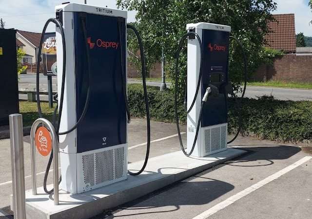 Osprey Charging Station in Caerphilly United Kingdom of Great Britain and Northern Ireland