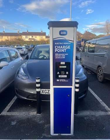 ESB Energy Charging Station in Omagh United Kingdom of Great Britain and Northern Ireland