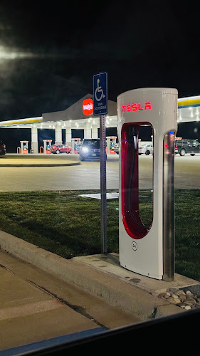 Tesla Supercharger EV Charging Station at Wally's