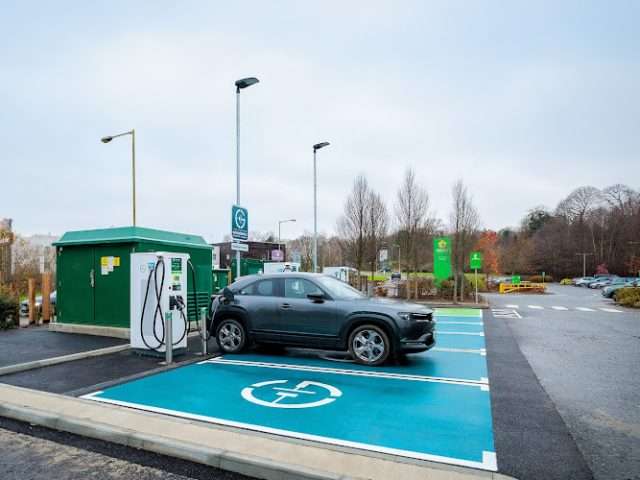 GRIDSERVE Charging Station in Ashford United Kingdom of Great Britain and Northern Ireland
