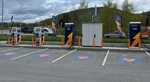 Recharge Charging Station in Lillehammer Norway 2619