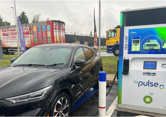 bp pulse Charging Station in Tewkesbury United Kingdom of Great Britain and Northern Ireland