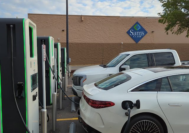 Electrify America Charging Station in Asheville North Carolina