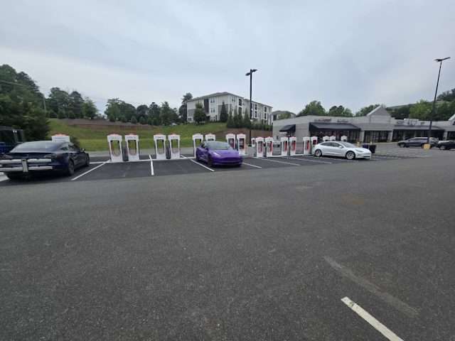 Tesla Supercharger in Burlington North Carolina